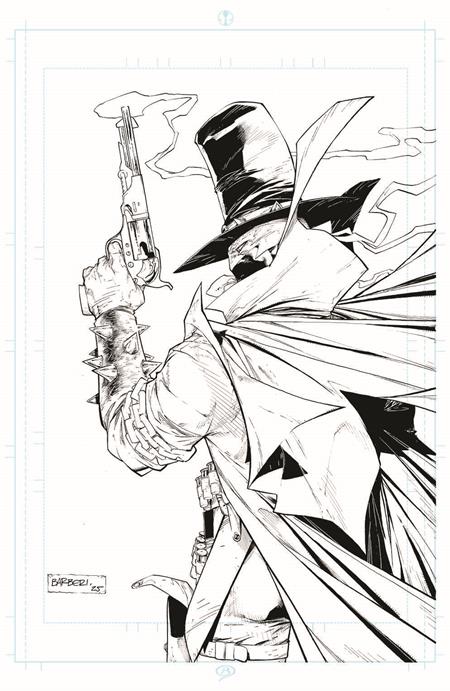 GUNSLINGER SPAWN #56 CVR B CARLO BARBERI RAW ART VAR