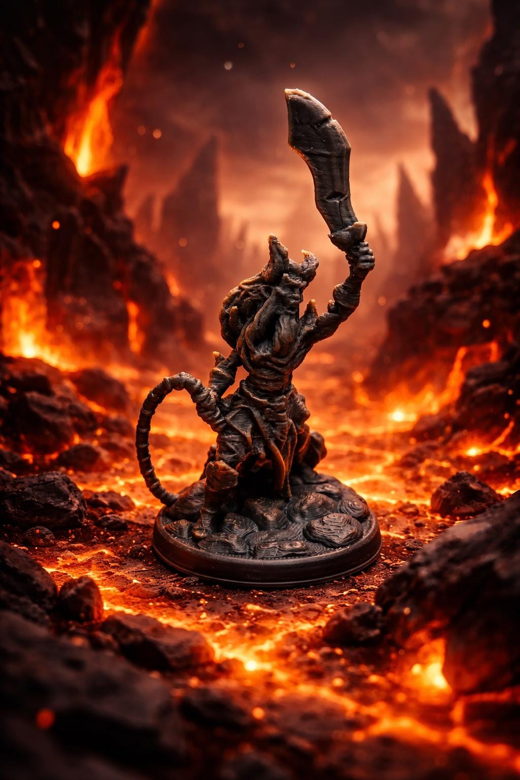 DnD Demonkin Figurine