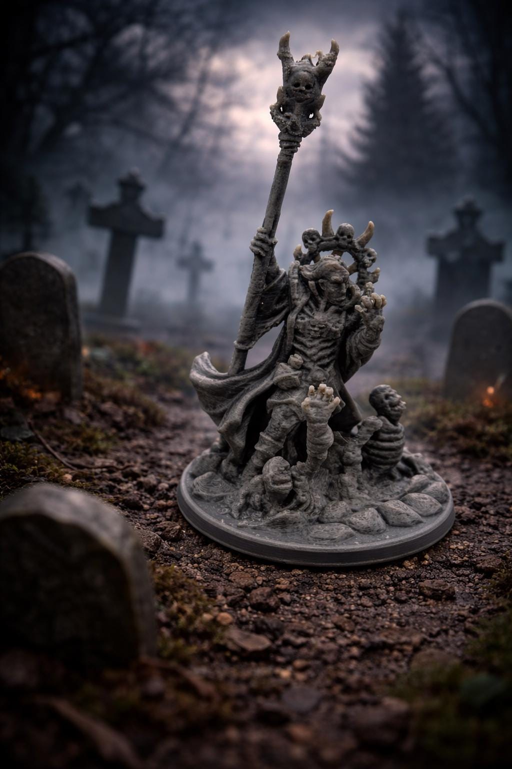 DnD Necromancer Figurine